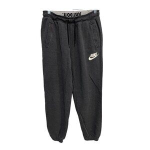 Nike Elastic Waist Pull On Jogger Pants Size S Swoosh Fitness Athleisure Workout